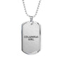 Columbus Girl - Luxury Dog Tag Necklace