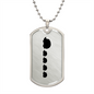 Mama Hedgehog With 4 Hoglets - Luxury Dog Tag Necklace