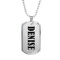 Denise v01 - Luxury Dog Tag Necklace