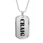 Craig - Luxury Dog Tag Necklace
