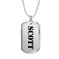 Scott - Luxury Dog Tag Necklace