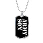 Army Son v3 - Luxury Dog Tag Necklace