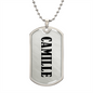 Camille v01 - Luxury Dog Tag Necklace