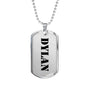 Dylan - Luxury Dog Tag Necklace