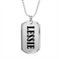 Lessie v01 - Luxury Dog Tag Necklace