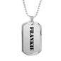 Frankie - Luxury Dog Tag Necklace