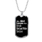 Irish Red and White Setter v2 - Luxury Dog Tag Necklace