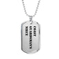 Coast Guardsman's Niece - Luxury Dog Tag Necklace