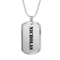 Nicholas - Luxury Dog Tag Necklace