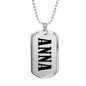 Anna v01 - Luxury Dog Tag Necklace