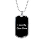 Love My Chow Chow v5 - Luxury Dog Tag Necklace