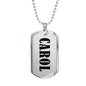 Carol v01 - Luxury Dog Tag Necklace