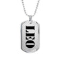 Leo - Luxury Dog Tag Necklace