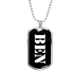 Ben v2 - Luxury Dog Tag Necklace