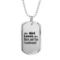 Black and Tan Coonhound - Luxury Dog Tag Necklace