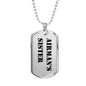 Airman's Sister - Luxury Dog Tag Necklace