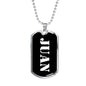 Juan v2 - Luxury Dog Tag Necklace