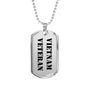 Vietnam Veteran - Luxury Dog Tag Necklace