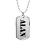 Alan - Luxury Dog Tag Necklace