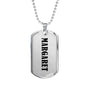 Margaret v01 - Luxury Dog Tag Necklace
