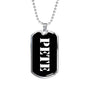 Pete v2 - Luxury Dog Tag Necklace