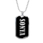 Sonya v01s - Luxury Dog Tag Necklace