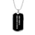 Air Force Grandfather v2 - Luxury Dog Tag Necklace