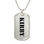 Kirby - Luxury Dog Tag Necklace