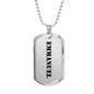 Emmanuel - Luxury Dog Tag Necklace