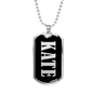Kate v02 - Luxury Dog Tag Necklace