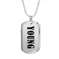 Young v01 - Luxury Dog Tag Necklace