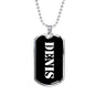 Denis v2 - Luxury Dog Tag Necklace