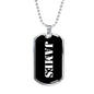 James v1 - Luxury Dog Tag Necklace