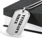 Veteran's Niece - Luxury Dog Tag Necklace