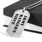Army Ranger's Niece - Luxury Dog Tag Necklace