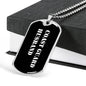 Coast Guard Husband v3 - Luxury Dog Tag Necklace