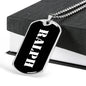 Ralph v2 - Luxury Dog Tag Necklace
