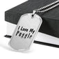 Love My Puggle - Luxury Dog Tag Necklace