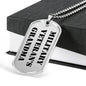 Military Veteran's Grandma - Luxury Dog Tag Necklace