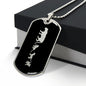 Mama Lioness With 3 Cubs v2 - Luxury Dog Tag Necklace