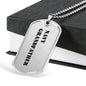 Navy Grandfather - Luxury Dog Tag Necklace