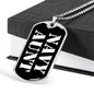 Navy Aunt v3 - Luxury Dog Tag Necklace
