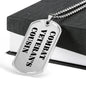 Combat Veteran's Cousin - Luxury Dog Tag Necklace