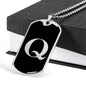 Initial Q v2a - Luxury Dog Tag Necklace