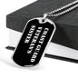 Coast Guard Veteran's Sister v3 - Luxury Dog Tag Necklace