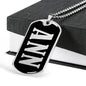 Ann v01s - Luxury Dog Tag Necklace