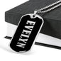 Evelyn v01s - Luxury Dog Tag Necklace