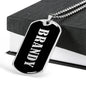 Brandy v01s - Luxury Dog Tag Necklace
