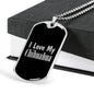 Love My Chihuahua v3 - Luxury Dog Tag Necklace