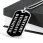 Military Veteran's Daughter v2 - Luxury Dog Tag Necklace